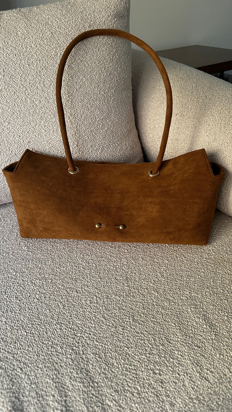 “Le Spec” Shoulder Bag in Brown