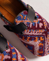 (Girls) Purple Tribal Kilim Clogs