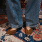 Iconic Metal-Cap Mules in Brown