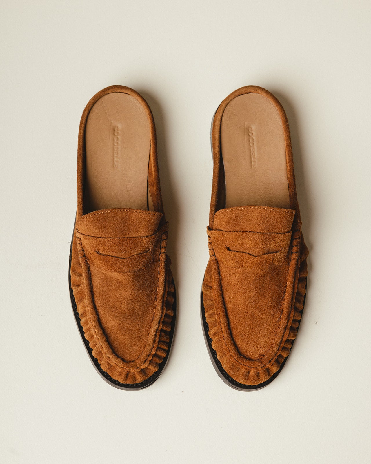 Le Loafer Penny Mule in 100% Genuine Suede