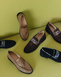 Le Loafer in Brown Bandana