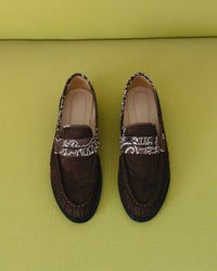 Le Loafer in Brown Bandana