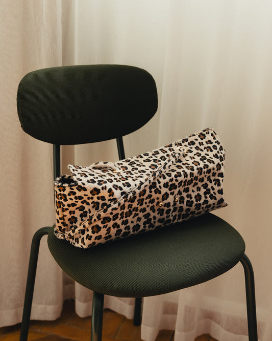 “Le Spec” Shoulder Bag in Leopard