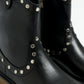 Western Boot in 100% Genuine Black Leather (Girls)