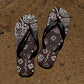 Flip-Flops in Leopard Bandana