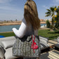 Bandana Quilted Tote Bag in Olive (Preorder May 5)