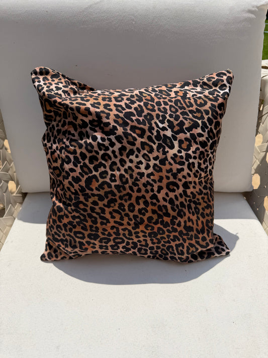 Bandana Pillow in Leopard