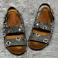 Kids Sandal in Olive Bandana (unisex)