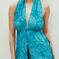 Tina Floral Top in Teal