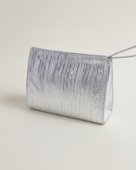 The Ella Clutch in Silver