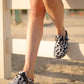 Milah Western in White Cow Hair Effect