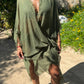 Tulum Cover-up in Olive Green