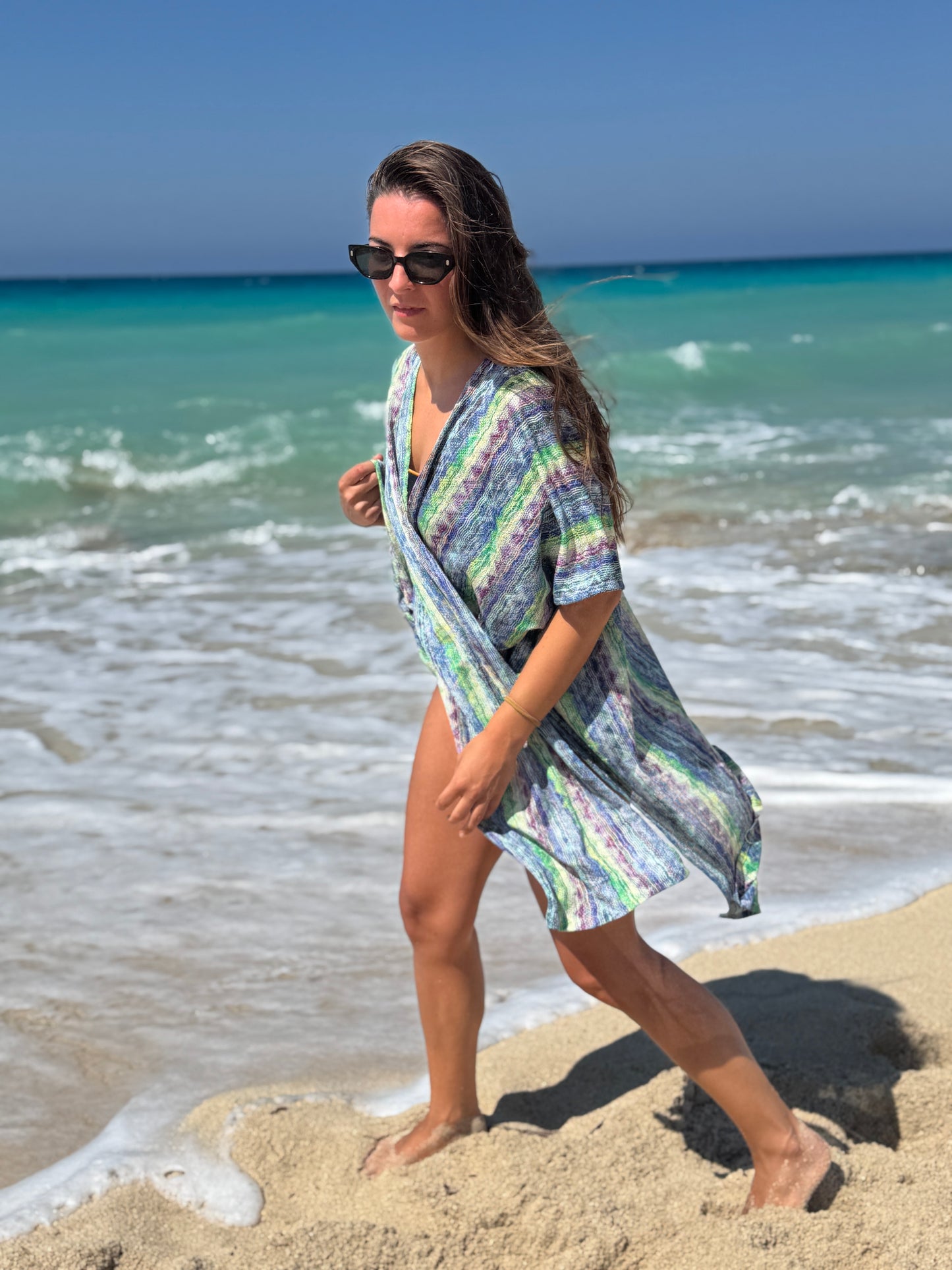 Seraphina Cover-up in Aquamarine