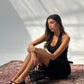 Jackie-O  French-Mesh Ballerina in Black