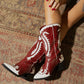 Rodeo Wild-Cherry Cowboy Boots (x SATISFASHION)