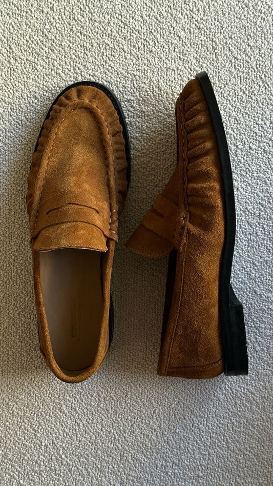 Le Loafer Suede Penny Loafer in 100% Genuine Suede