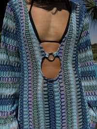 Salina’s beach-dress in Blue Waves