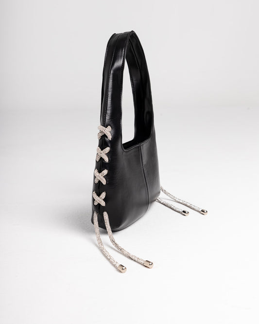 Abby Diamanté bag in Black