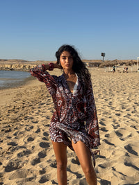 Soraya in Brown Bandana