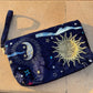 Celestial Cloud Pouch in Navy Velvet