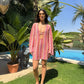 Salina’s beach-dress in Pink Crush