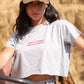 “ Save A Horse Ride A Cowboy” Cropped Tshirt