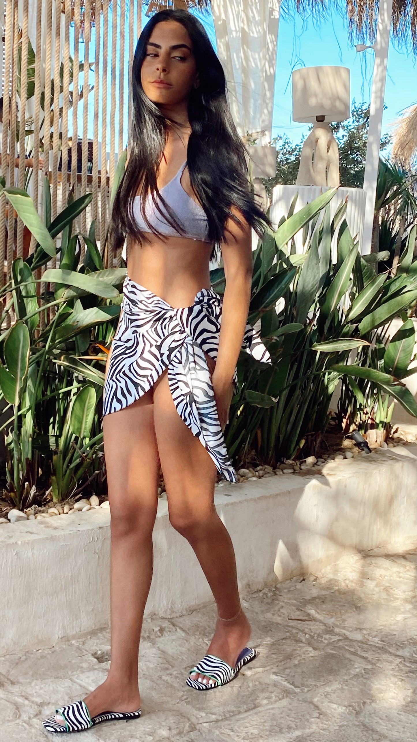 Zebra Sarong (Final Sale)