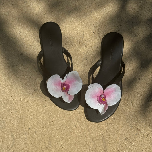 Inez Slipper in Orchid Flower (Final Sale)