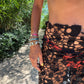 Skull & Star Crochet Sarong (Long) in Black (Pre-Order: Shipping August 22)