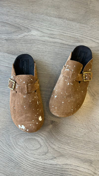 Milah in Artists “White-Mess” 100% Genuine Suede