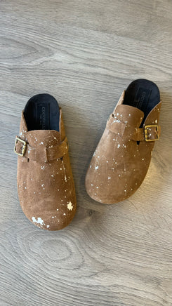 Milah in Artists “White-Mess” 100% Genuine Suede