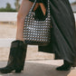 “ So Studded” Shoulder Bag in Black