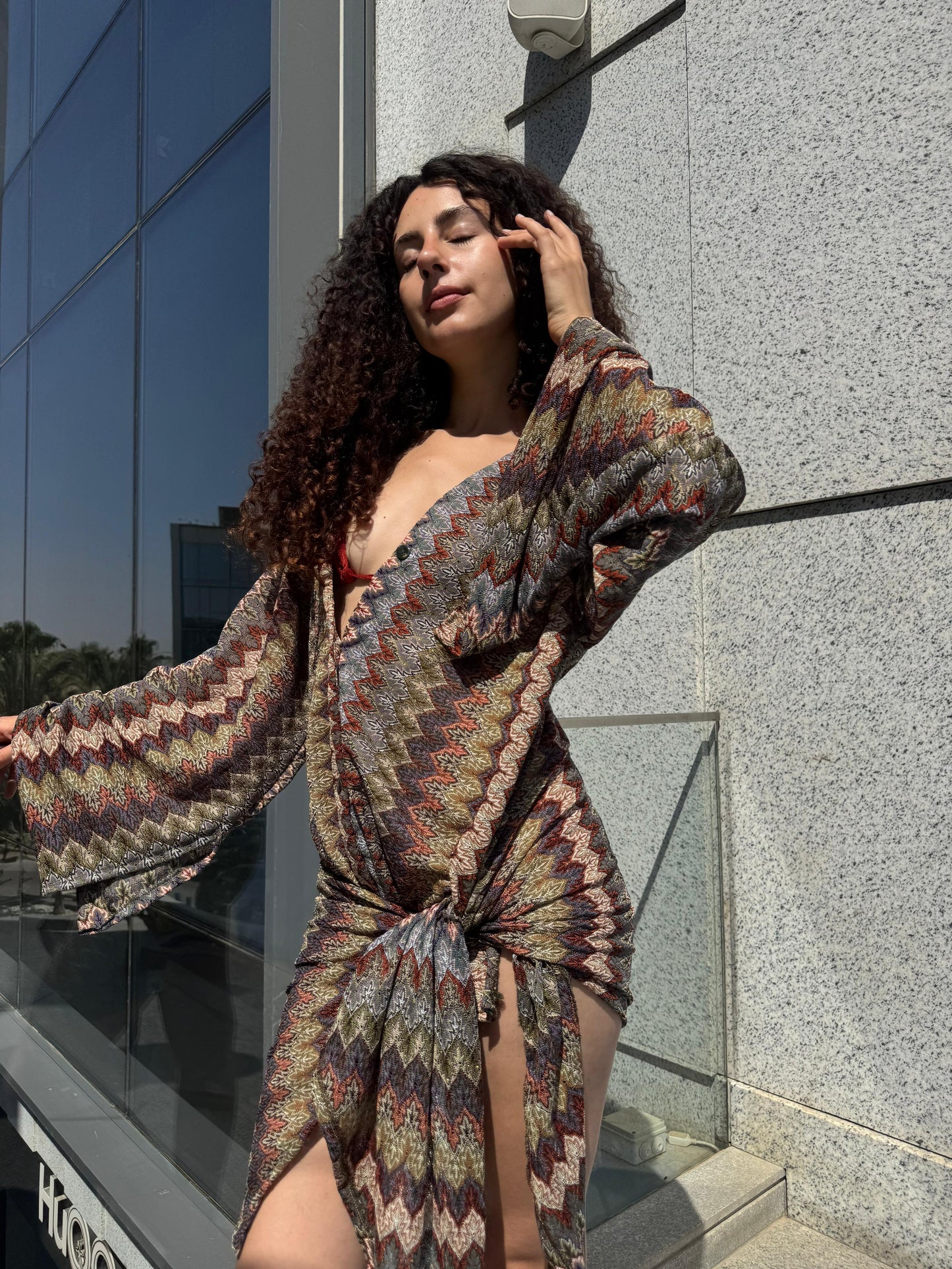 Soraya beach-dress in Deep Earth