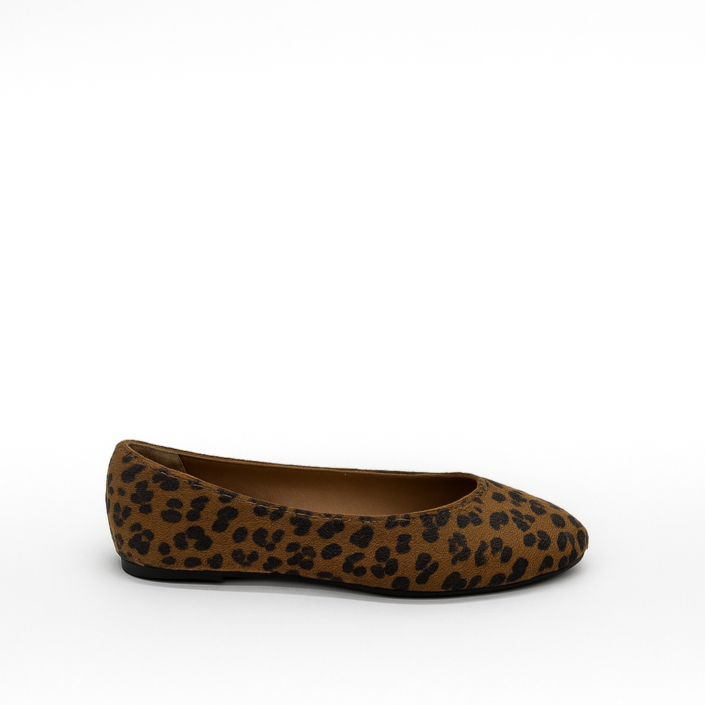 Jackie-O Ballerina in Leopard Hair Print (Final Sale)