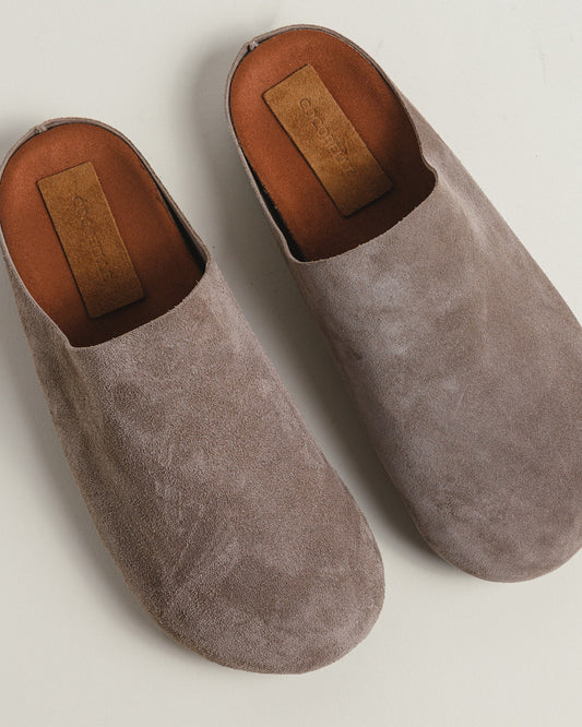 Hugo Grey Italian Suede clogs