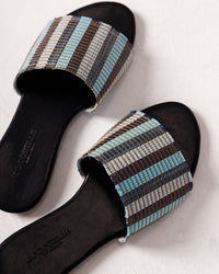 Iris in Blue Column Straw (Final Sale)