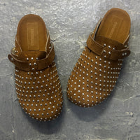 Milah Western in Studded Brown (Final Sale)