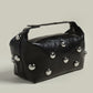 Bric in Black & Silver Eyelets