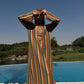 Salina’s Maxi dress in Orange-twist