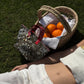 The Mini Basket in Olive & Red Bandana (Preorder)