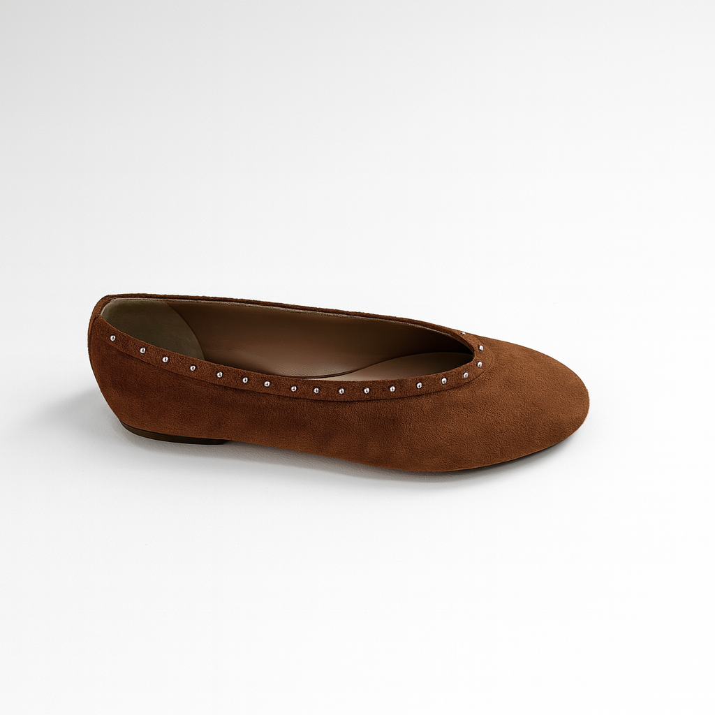 Jackie-O Ballerina in Brown