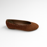 Jackie-O Ballerina in Brown