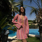 Salina’s beach-dress in Pink Crush