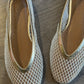 Jackie-O  French-Mesh Ballerina in Gold Ore