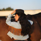 Western Cropped Jacket with Fringe in Light Denim