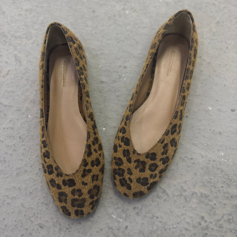 Jackie-O Ballerina in Leopard Hair Print (Final Sale)