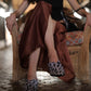 Western Heel Mule in Cow Hair (PREORDER: Shipping by October 8)