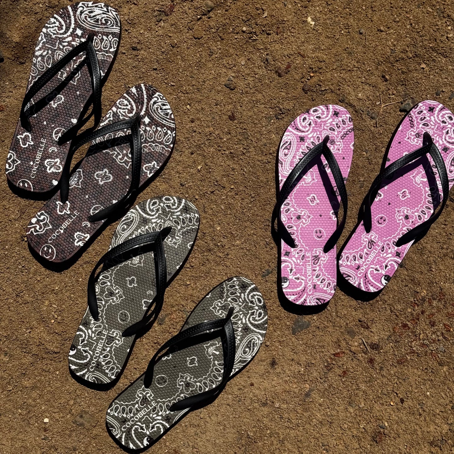 Flip-Flops in Leopard Bandana