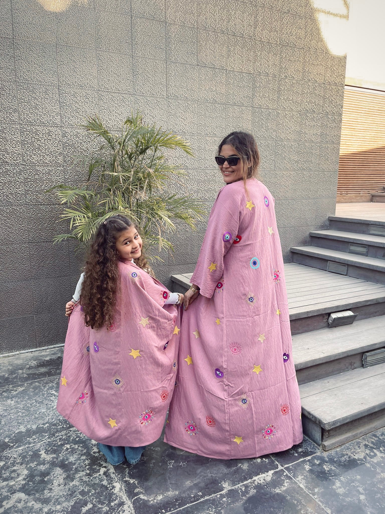 Girl Kaftan (Pink) - Mama &amp; Me – COCOBELLE