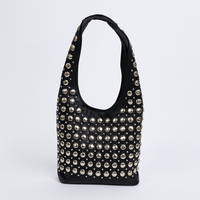 “ So Studded” Shoulder Bag in Black